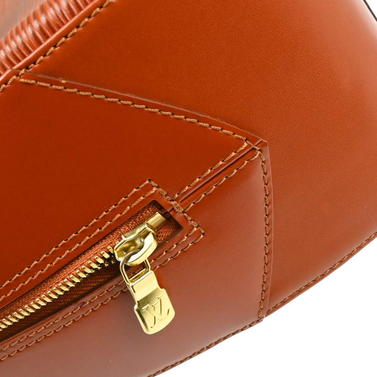 Louis Vuitton Brown Epi Sablon Handbag M52043 TH0929 165767