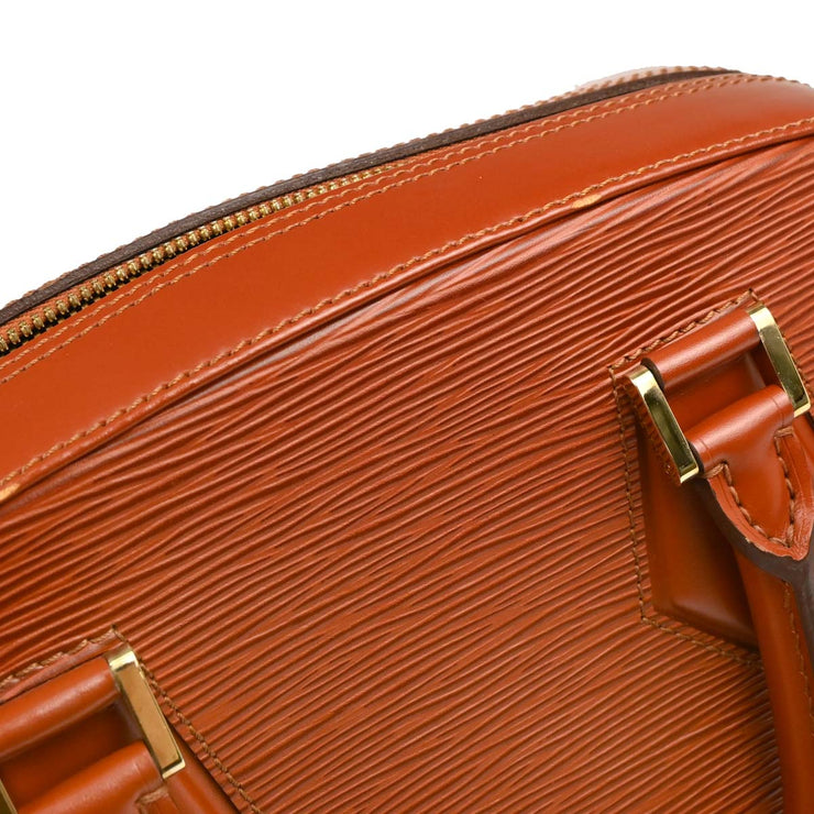 Louis Vuitton Brown Epi Sablon Handbag M52043 TH0929 165767