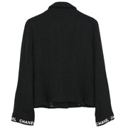 Chanel Single Breasted Jacket Black 165944