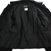 Chanel Single Breasted Jacket Black 165944