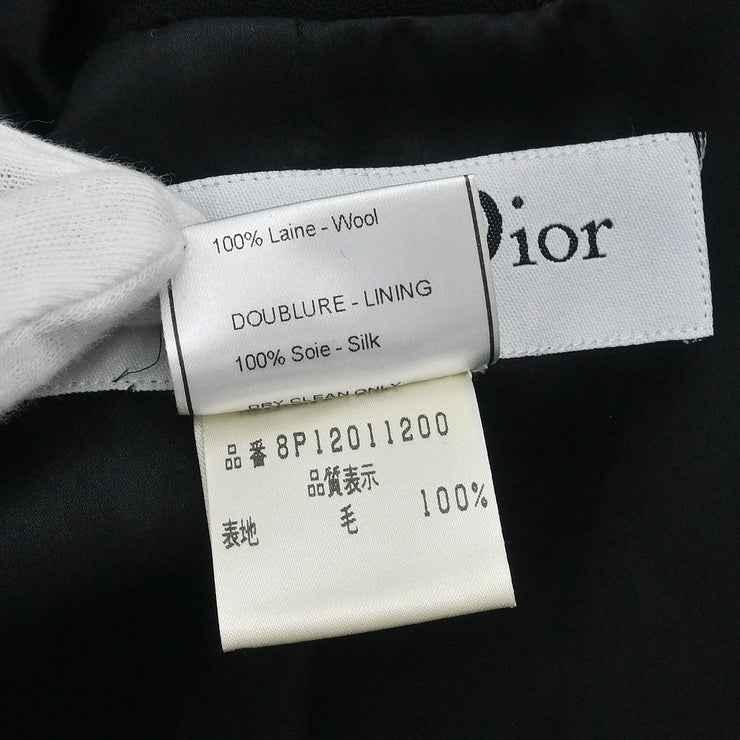 Christian Dior Single Breasted Jacket Black 8P12011200 #46 165980