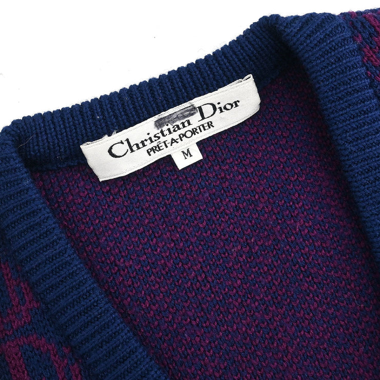 Christian Dior Trotter Sweater Navy Y-TK-03 #M 166001