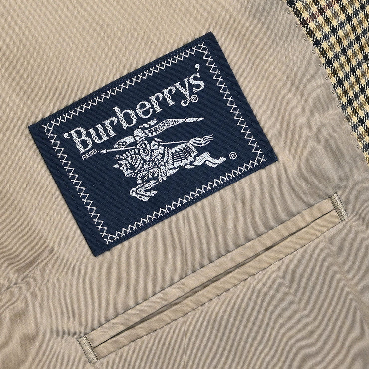 Burberrys Single Breasted Jacket Brown BEE01-510-52 #52 166012