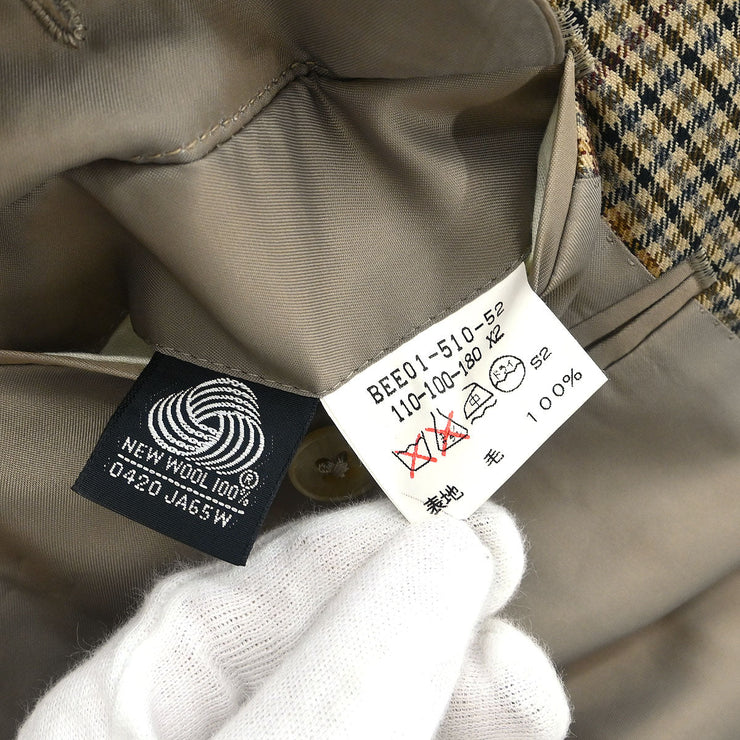 Burberrys Single Breasted Jacket Brown BEE01-510-52 #52 166012