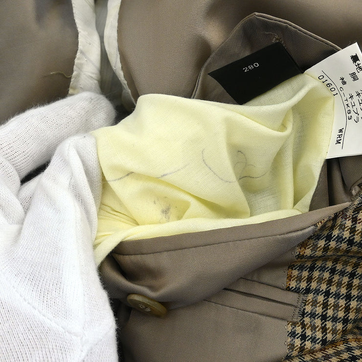 Burberrys Single Breasted Jacket Brown BEE01-510-52 #52 166012