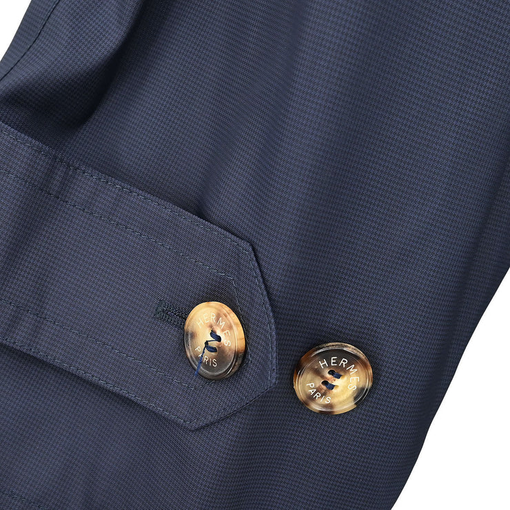 Hermes Coat Navy #52 166017