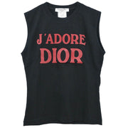 Christian Dior Sleeveless Tank Top Black 2A12155300 #38 166025