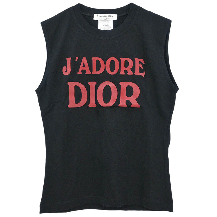 Christian Dior Sleeveless Tank Top Black 2A12155300 #38 166025