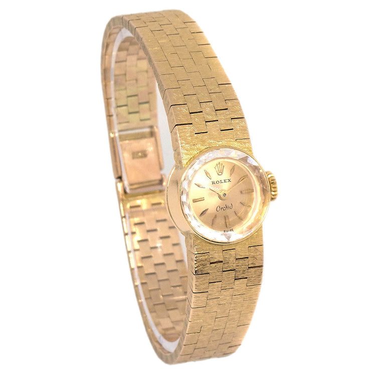 Rolex Orchid Ref.2059 Manual-winding Watch 18KYG 166036