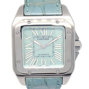 Cartier * Santos 100 Ref.W20132X8 Quartz Watch SS