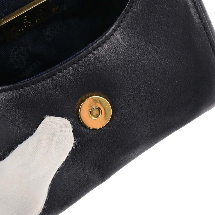 Loewe Navy Leather Handbag L26 166077
