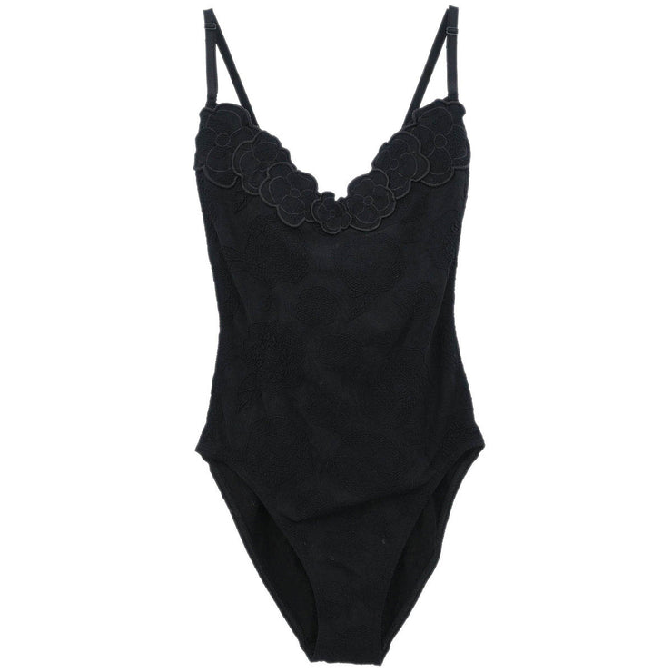 Chanel Swimwear Swimsuit Black 98P #38 166157