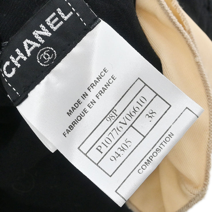 Chanel Swimwear Swimsuit Black 98P #38 166157