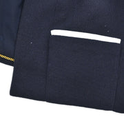 Chanel Single Breasted Jacket Black 95P #42 166164