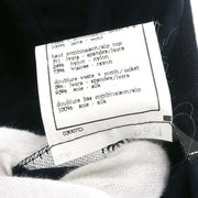 Chanel Single Breasted Jacket Black 95P #42 166164