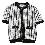 Chanel Short Sleeve Top White 97P #42 166166