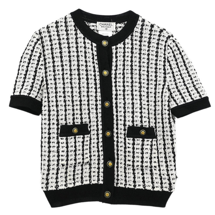 Chanel Short Sleeve Top White 97P #42 166166