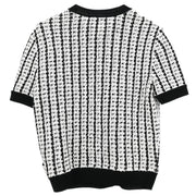 Chanel Short Sleeve Top White 97P #42 166166