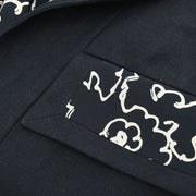 Chanel Single Breasted Jacket Black 93P #38 166170