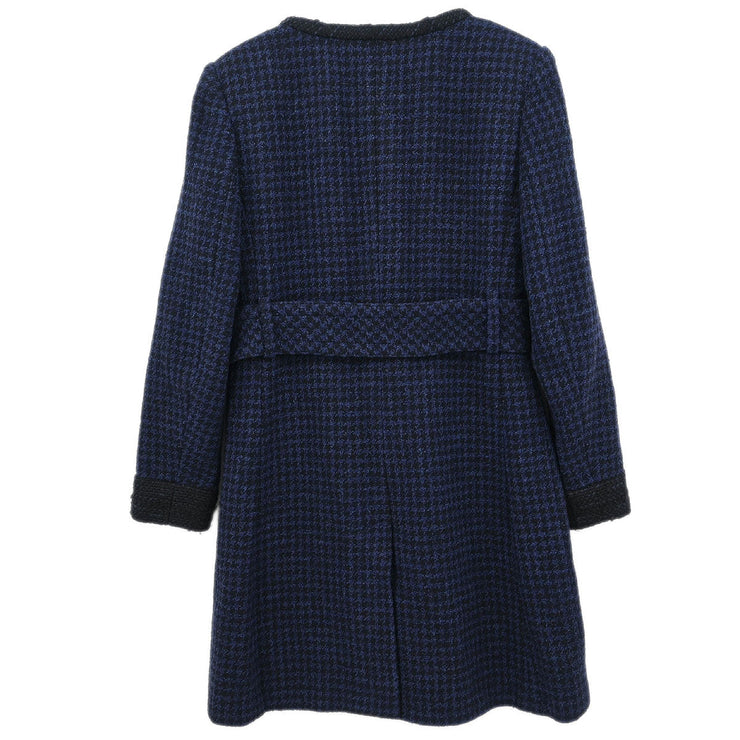 Chanel Single Breasted Jacket Navy P57229V43218 #38 166172