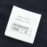 Chanel Single Breasted Jacket Navy P57229V43218 #38 166172