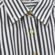 Chanel Shirt Blouse White 03399 #40 166178