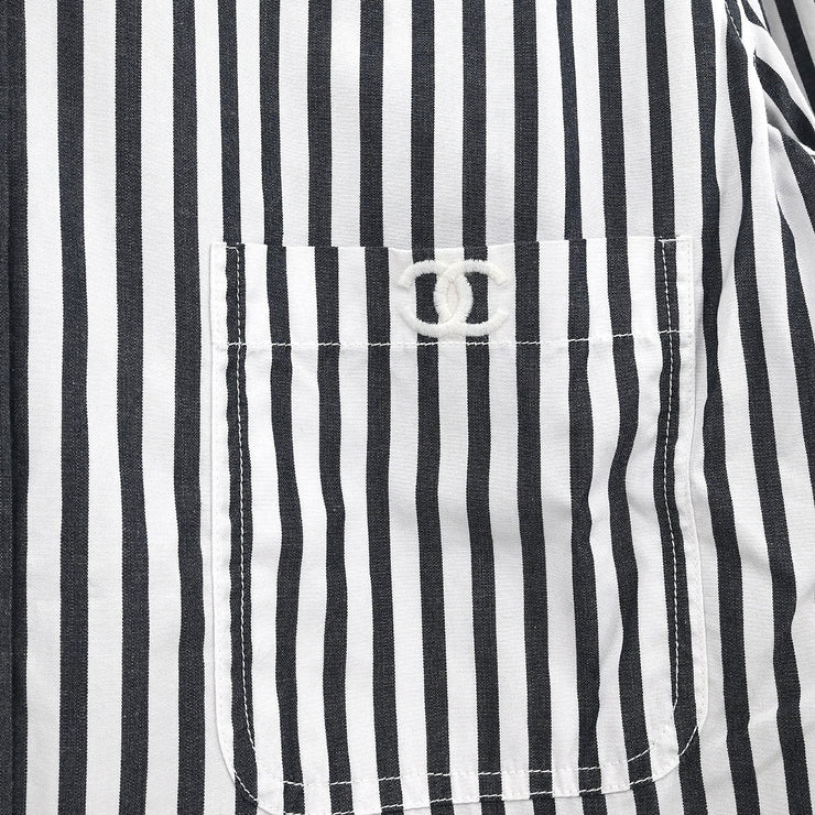 Chanel Shirt Blouse White 03399 #40 166178