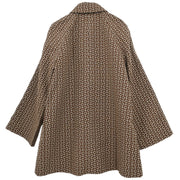 Celine Coat Macadam Brown 21811852BX2714F #38 166184
