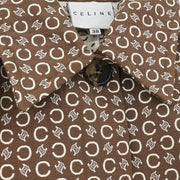 Celine Coat Macadam Brown 21811852BX2714F #38 166184