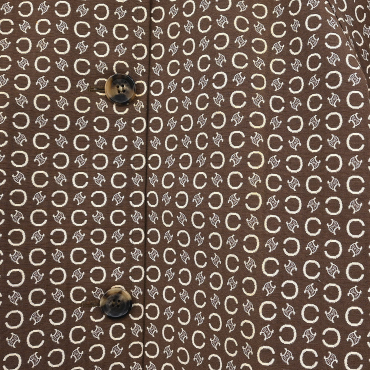 Celine Coat Macadam Brown 21811852BX2714F #38 166184