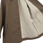 Celine Coat Macadam Brown 21811852BX2714F #38 166184