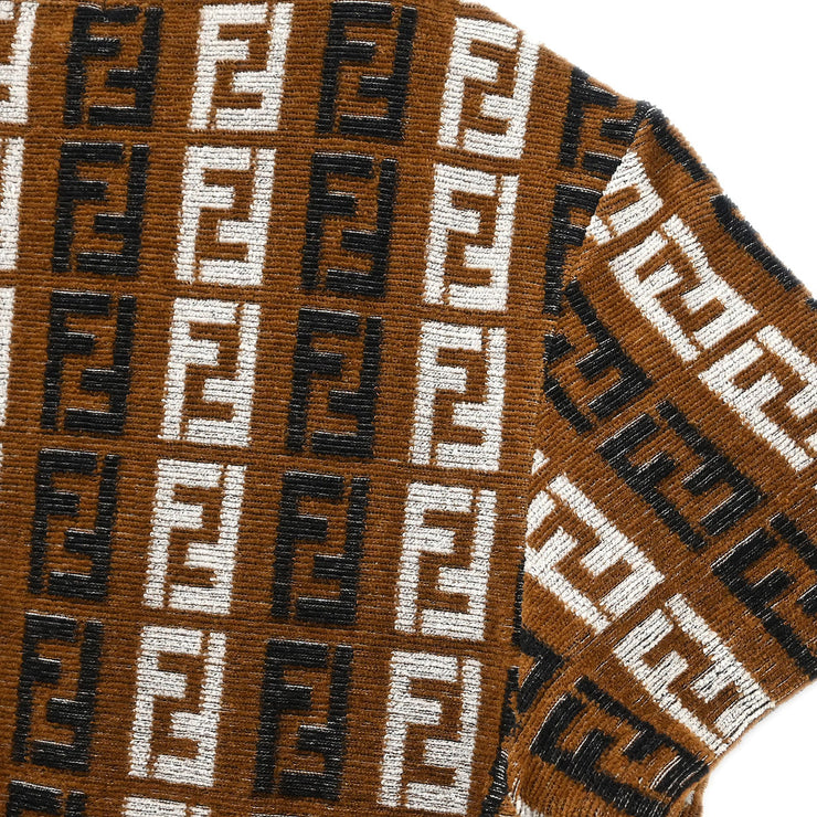 Fendi Short Sleeve Top Zucca Brown D-OS-9300 #42 166192
