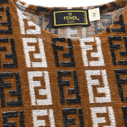 Fendi Short Sleeve Top Zucca Brown D-OS-9300 #42 166192