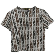 Fendi Short Sleeve Top Zucca Gray D-OS-9300 #42 166193