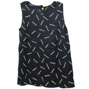 Chanel Sleeveless Top Black 01296 #38 166194