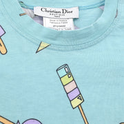 Christian Dior Short Sleeve T-shirt Top Light Blue 2P12155022 #38 166197