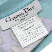 Christian Dior Short Sleeve T-shirt Top Light Blue 2P12155022 #38 166197
