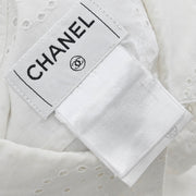 Chanel Shirt Blouse White 08P #38 166200