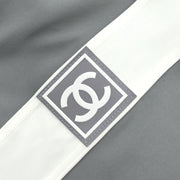 Chanel Swimwear Swimsuit Sport Line White Gray 01P #40 166201