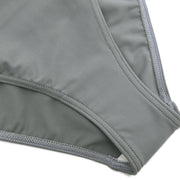 Chanel Swimwear Swimsuit Sport Line White Gray 01P #40 166201