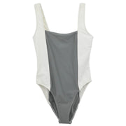 Chanel Swimwear Swimsuit Sport Line White Gray 01P #40 166202