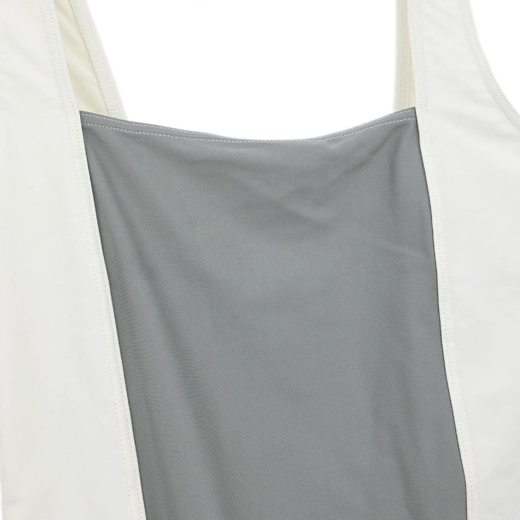 Chanel Swimwear Swimsuit Sport Line White Gray 01P #40 166202