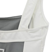 Chanel Swimwear Swimsuit Sport Line White Gray 01P #40 166202