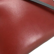 Hermes Black Rouge H Box Calf Kelly 28 Sellier 2way Handbag 8 Circle:X 166278