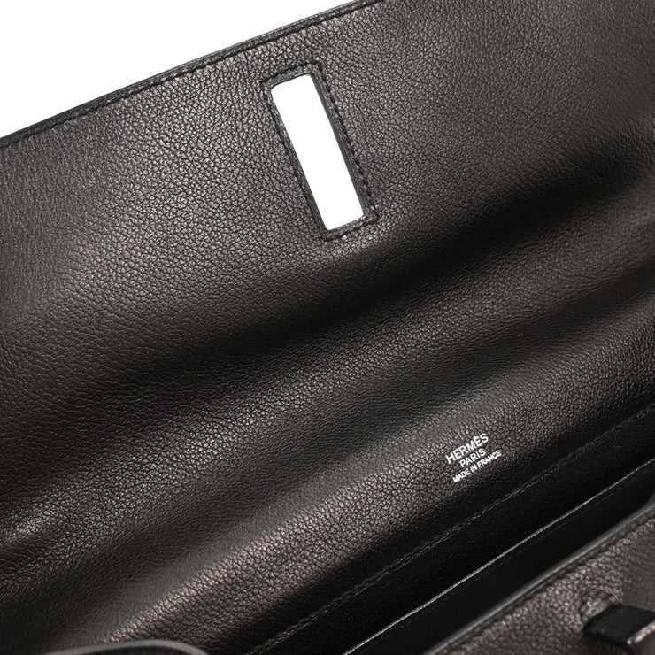 Hermes Black Evergrain Etribelt Handbag 176E  Square:P 166283