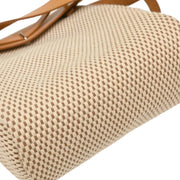 Hermes Beige Black Toile GM Officier Herbag TPM 2 in 1 Shoulder Bag C Square:* 166288