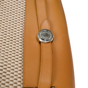 Hermes Beige Black Toile GM Officier Herbag TPM 2 in 1 Shoulder Bag C Square:* 166288