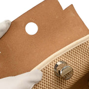 Hermes Beige Black Toile GM Officier Herbag TPM 2 in 1 Shoulder Bag C Square:* 166288