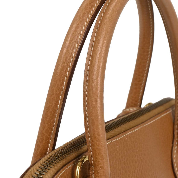 Hermes Natural Courchevel Bolide 31 2way Handbag 23 Circle:Y 166292