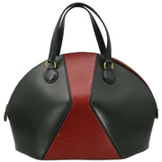 Hermes Vert Fonce Rouge H Box Calf Il de Veau Handbag 16 27  Circle:V 166300